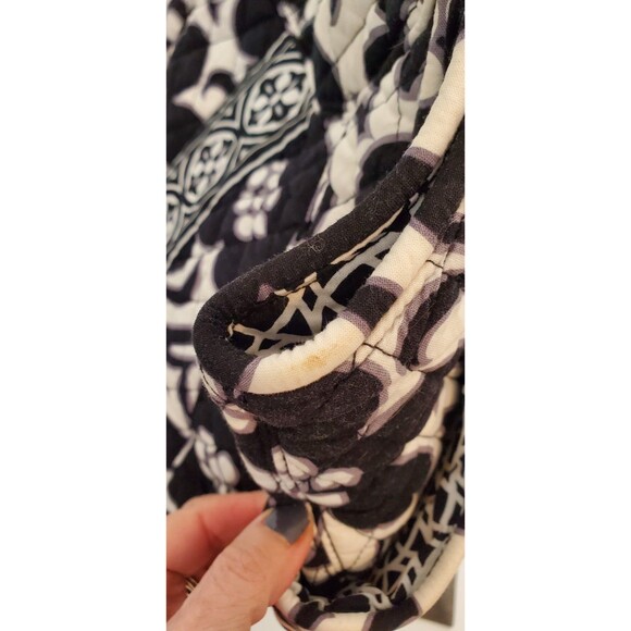 Vera Bradley Night & Day Side By Side Tote Large Cotton Shoulder Bag Hobo Bag - Picture 8 of 11